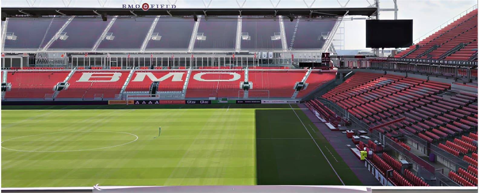 BMO Field stadium seating and field